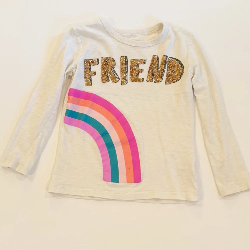 Crewcuts 6-7 Long Sleeve Best Friend Top - Picture 8 of 8
